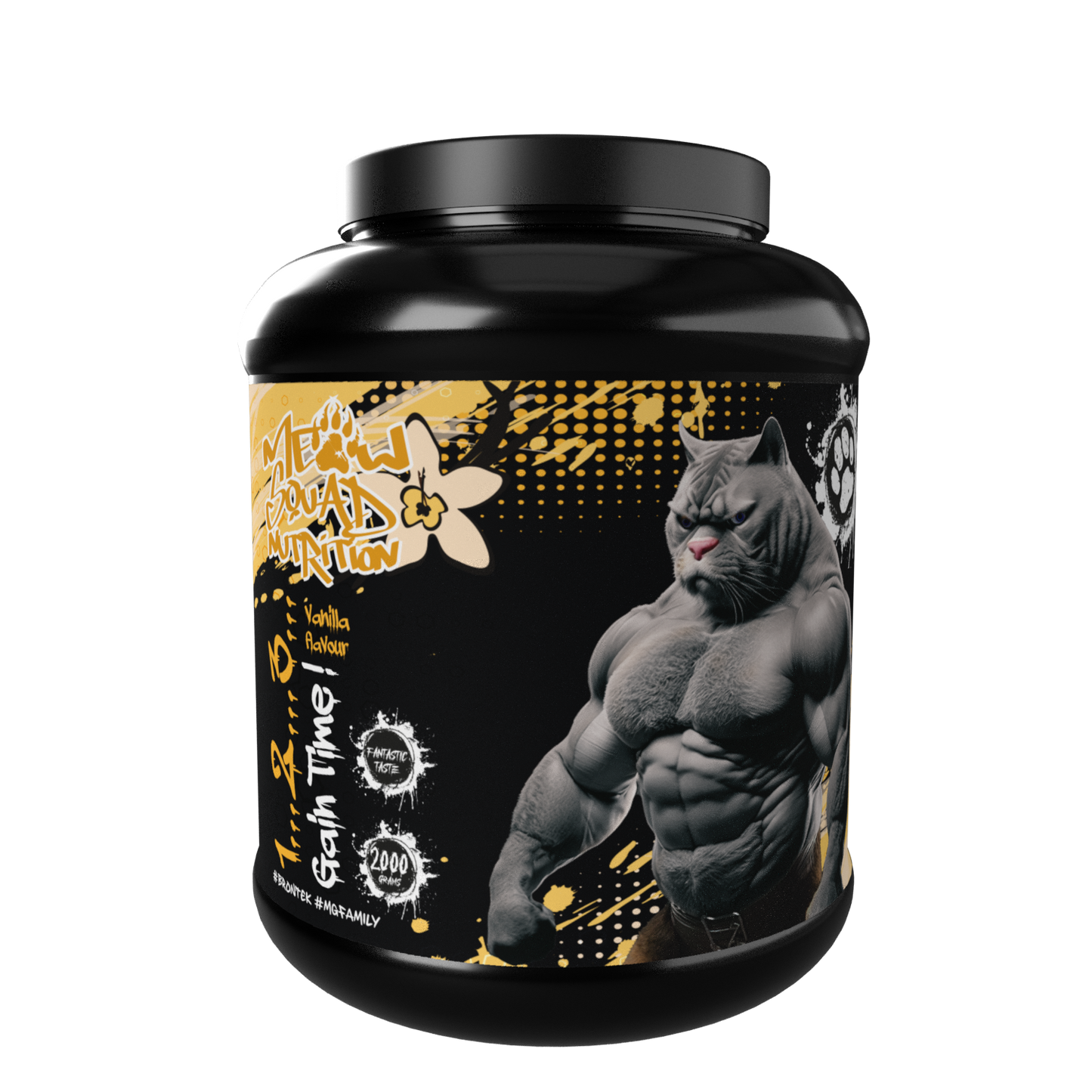 Meow Squad Nutrition Gain Time Mass Gainer 2000g Vanilla