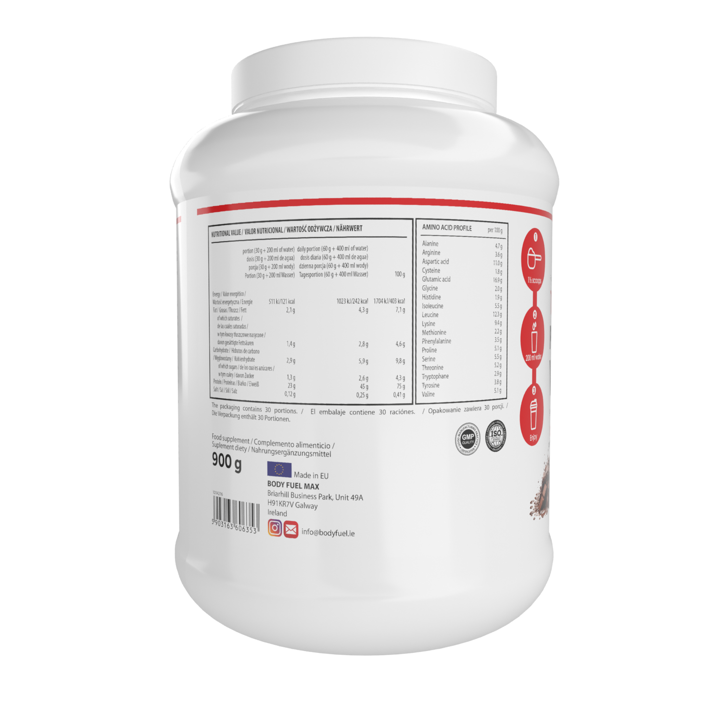 MG Complete Life Whey Protein 900g - 23g Per Serving