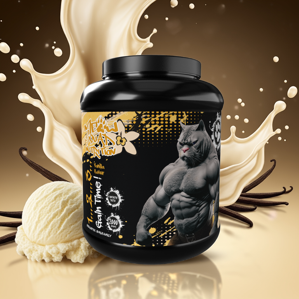 Meow Squad Nutrition Gain Time Mass Gainer 2000g Vanilla