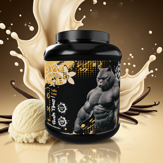 Meow Squad Nutrition Gain Time Mass Gainer 2000g Vanilla