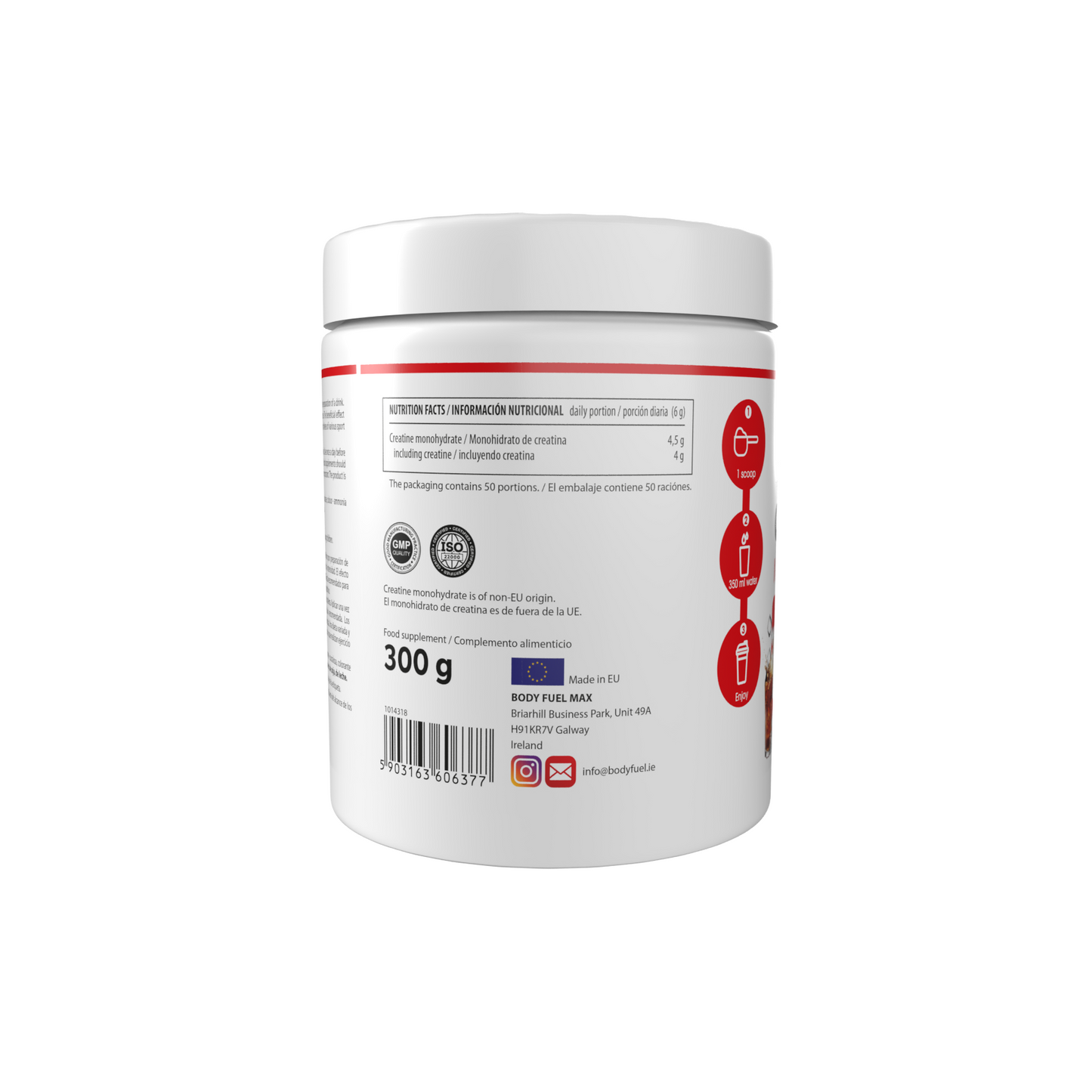 CREATINE MONOHYDRATE 300g