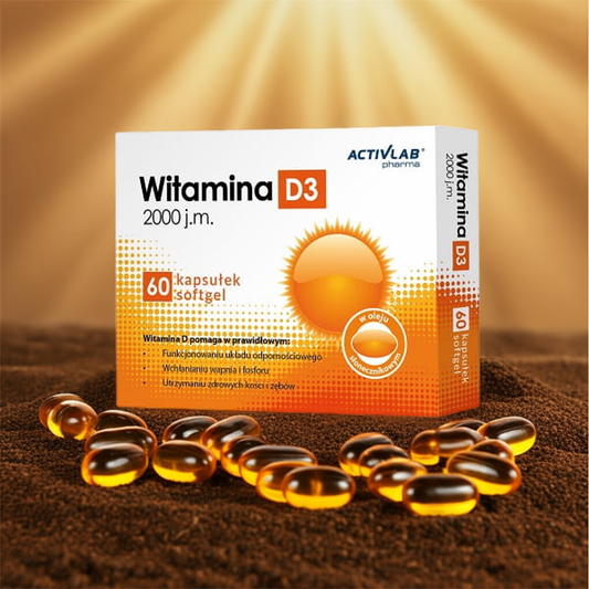 Activlab Vitamin D3 2000 IU 60 Softgels