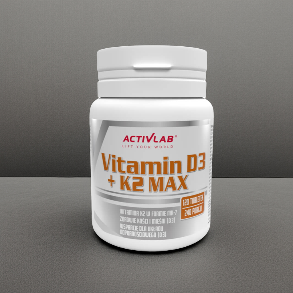 Activlab Vitamin D3+K2 MAX 120 Tablets [PL]