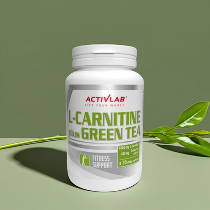 Activlab L-Carnitine Plus Green Tea 1000mg with EGCG - 60 Capsules