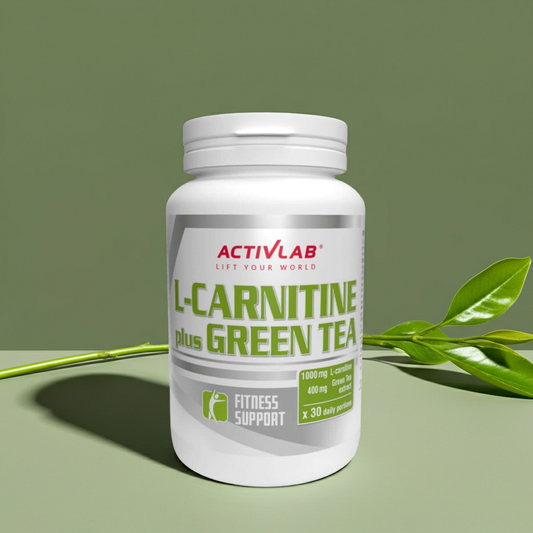 Activlab L-Carnitine Plus Green Tea 1000mg with EGCG - 60 Capsules