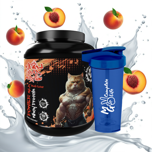 Meow Squad Nutrition Whey Protein Power Milk 900g + Free Shaker