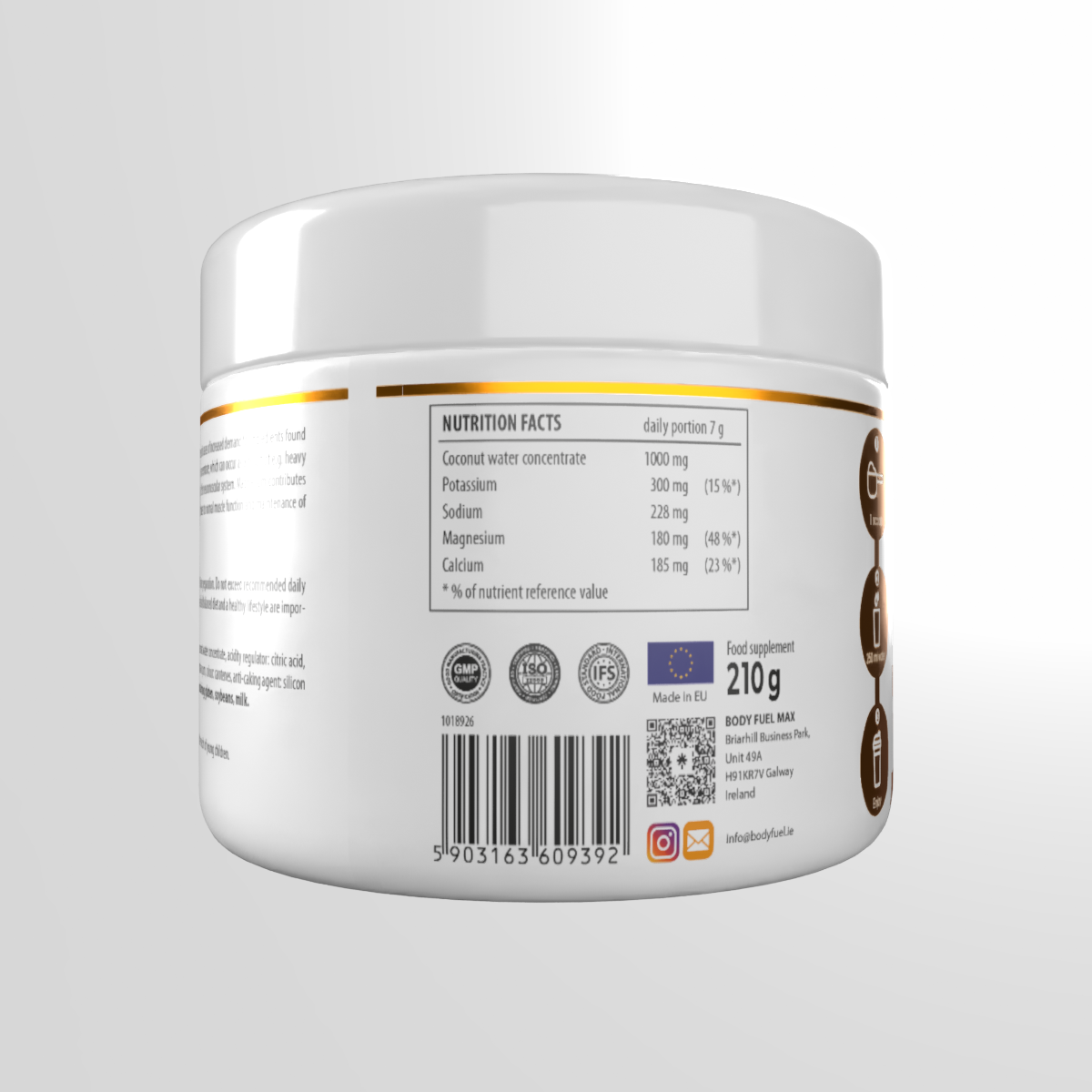 MG Complete Life Electrolytes 210g Orange Flavour