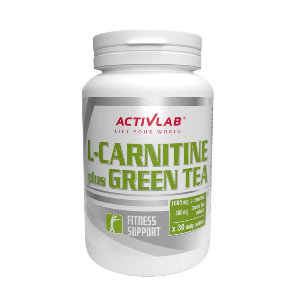 Activlab L-Carnitine Plus Green Tea 1000mg with EGCG - 60 Capsules